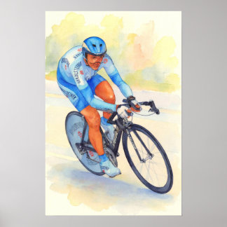 Poster Davide REBELLIN 2005 Aquarelle
