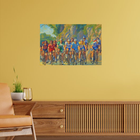 Poster Davide Rebellin Col d'Eze Paris-Nice 2008 Faux Pas (Salon 2)
