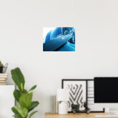 Poster d'avion (Bureau à domicile)