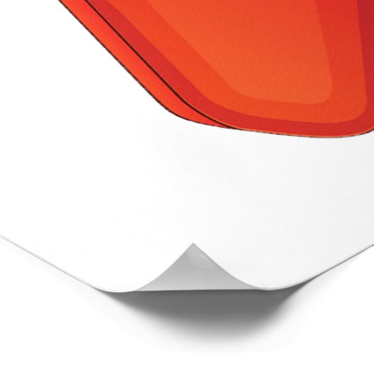 Poster d'avion rouge et bleu (Coin)