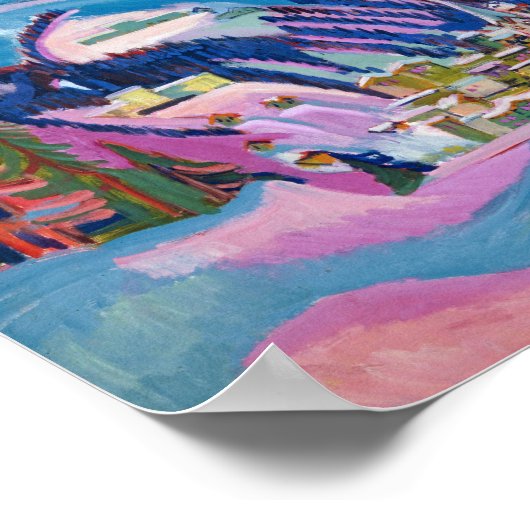 Poster Davos en hiver | Ernst Ludwig Kirchner (Coin)