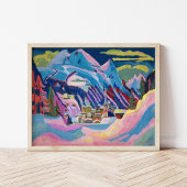 Poster Davos en hiver | Ernst Ludwig Kirchner