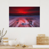 Poster Dawn Over The Stormy Sea (Cuisine)