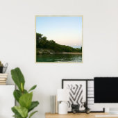 Poster "Dawn Skies" à Barton Springs Austin (Bureau à domicile)