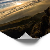 Poster Dawn Sun Mountain Landscape (Coin)