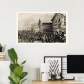 Poster Dawson Yukon, photo 1898 (Bureau à domicile)