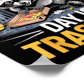 Poster Day Is Trash Day Raccoon Lover Trashed Racoon Anim (Coin)