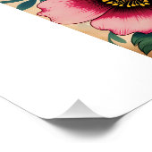 Poster Day of the Dead Floral Skull (Coin)