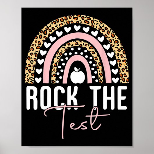 Poster Day Rock L'enseignant de test Rainbow Leopard étud (Devant)