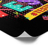 Poster Day Rock The Test Motivational Students Enseignant (Coin)