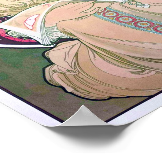 Poster Daydream (printemps), Mucha (Coin)