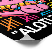 Poster Days Is Alotl School Fun 100ème Jour De L'École Ax (Coin)