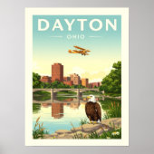 Poster Dayton Ohio vintage (Devant)