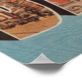 Poster Dayton, OhioGrandes lettres ScènesDayton, OH (Coin)