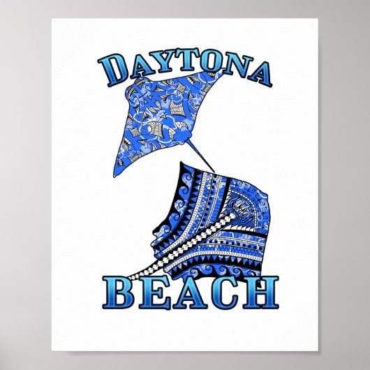 Poster Daytona Beach (Devant)