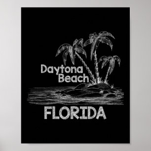 Poster Daytona Beach Family Vacances Chemise de croisière