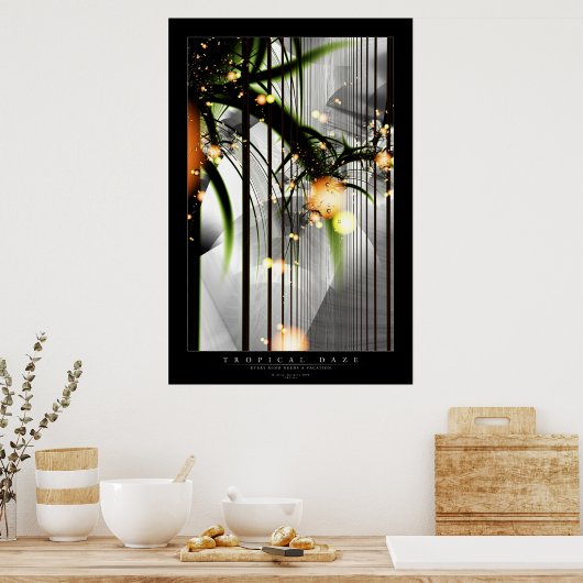 Poster Daze tropical (Cuisine)