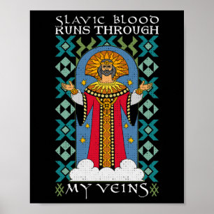 Poster Dazhbog Ancien Mythe Slav Paganisme Russi