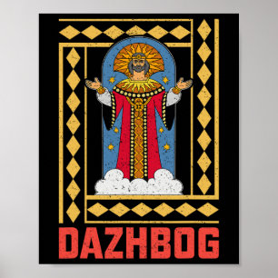 Poster Dazhbog Ancien Mythe Slave Païen Russie
