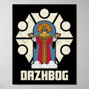 Poster Dazhbog Ancien Mythe Slave Païen Russie