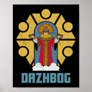 Poster Dazhbog Ancien Mythe Slave Païen Russie