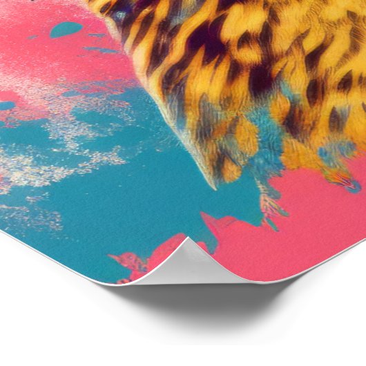 Poster Dazzle Canard (Coin)