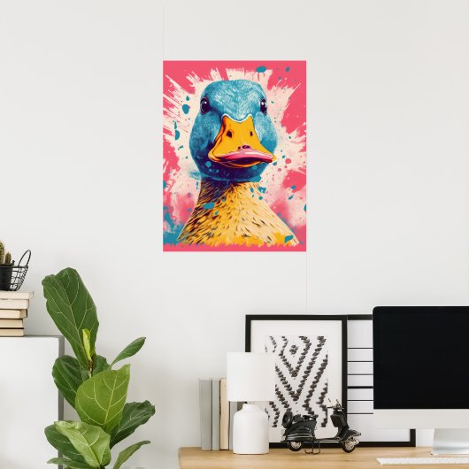 Poster Dazzle Canard (Bureau à domicile)