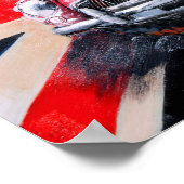 Poster DB5 Sport Car Union Jack (Coin)