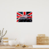 Poster DB5 Sport Car Union Jack (Cuisine)