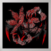 Poster DBD Dead by Daylight Demogorgon (Devant)