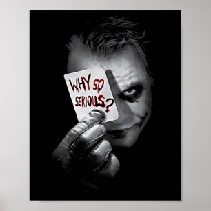 Poster Dc Dark Knight Photo Pourquoi si sérieux Haut de T