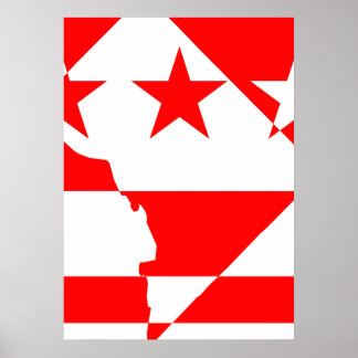 Poster DC inversé - Bordures