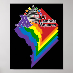 Poster Dc Lambda Vêtements Carrés