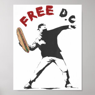 Poster Dc Sandwich Guy Gratuit Dc Washington Dc Sandwich