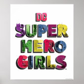 Poster DC Super Hero Girls City Letters (Devant)