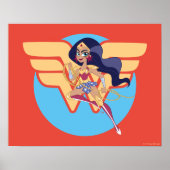 Poster DC Super Hero Girls Wonder Woman (Devant)