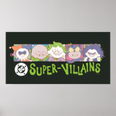 Poster DC Super-Villains Cartoon Lineup (Devant)