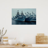 Poster DDG 37 Farragut, DDG 38 Luce, Philadelphie Reserve (Cuisine)