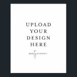 Poster de 16 po x 20 po - Portrait<br><div class="desc">Customisez votre carte dans Templett. Une fois la modification terminée, téléchargez votre fichier dans un format JPG (n'oubliez pas d'activer l'option de fond perdu). Téléchargez votre design ici en cliquant sur le bouton bleu "Personnaliser".</div>