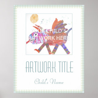 Poster de 16 po x 20 po sur la Ligne bleue 13,50 $