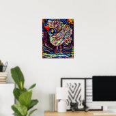 Poster de 16x20 pouces à la main en Turquie ! (Bureau à domicile)
