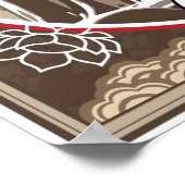 Poster de 17" X 22" Bouddha VÉRITÉ (Coin)