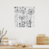 Poster de 24 po x 24 po pour Dandelion (Cuisine)