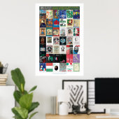 Poster de 39 ans de culture italienne (Bureau à domicile)