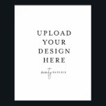 Poster de 40 po x 50 po extra grand - Portrait<br><div class="desc">Customisez votre carte dans Templett. Une fois la modification terminée, téléchargez votre fichier dans un format JPG (n'oubliez pas d'activer l'option de fond perdu). Téléchargez votre design ici en cliquant sur le bouton bleu "Personnaliser".</div>