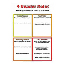 Poster de 4 rôles de lecteur Lou Van Loon