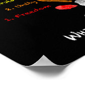 Poster de 7 rayons (Coin)