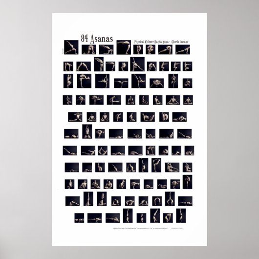 Poster de 84 Asanas (Devant)