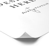 Poster de 8,5 po x 11 po - Portrait (Coin)