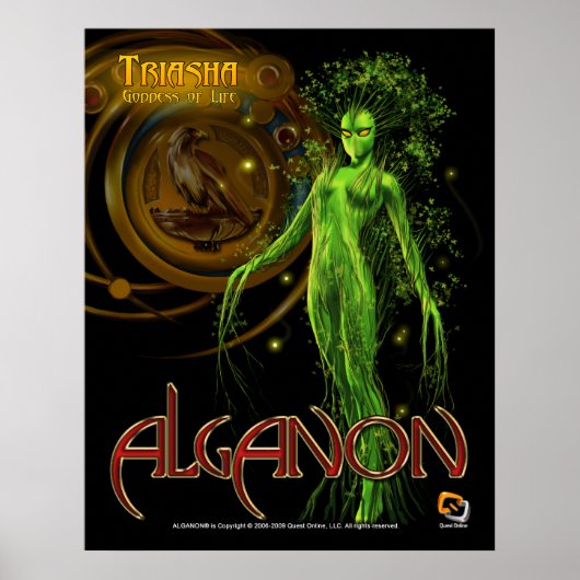 Poster de Alganon Triasha Deity (Devant)